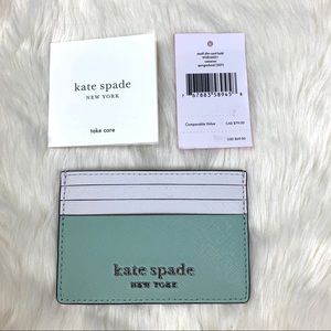 NWT Kate Spade slim card hold | sprngmdwml
